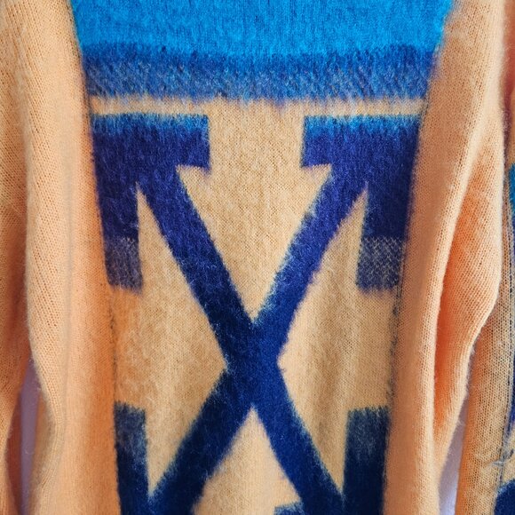 Off White Orange Mohair Sweater (Original $1195) - Picture 6 of 9